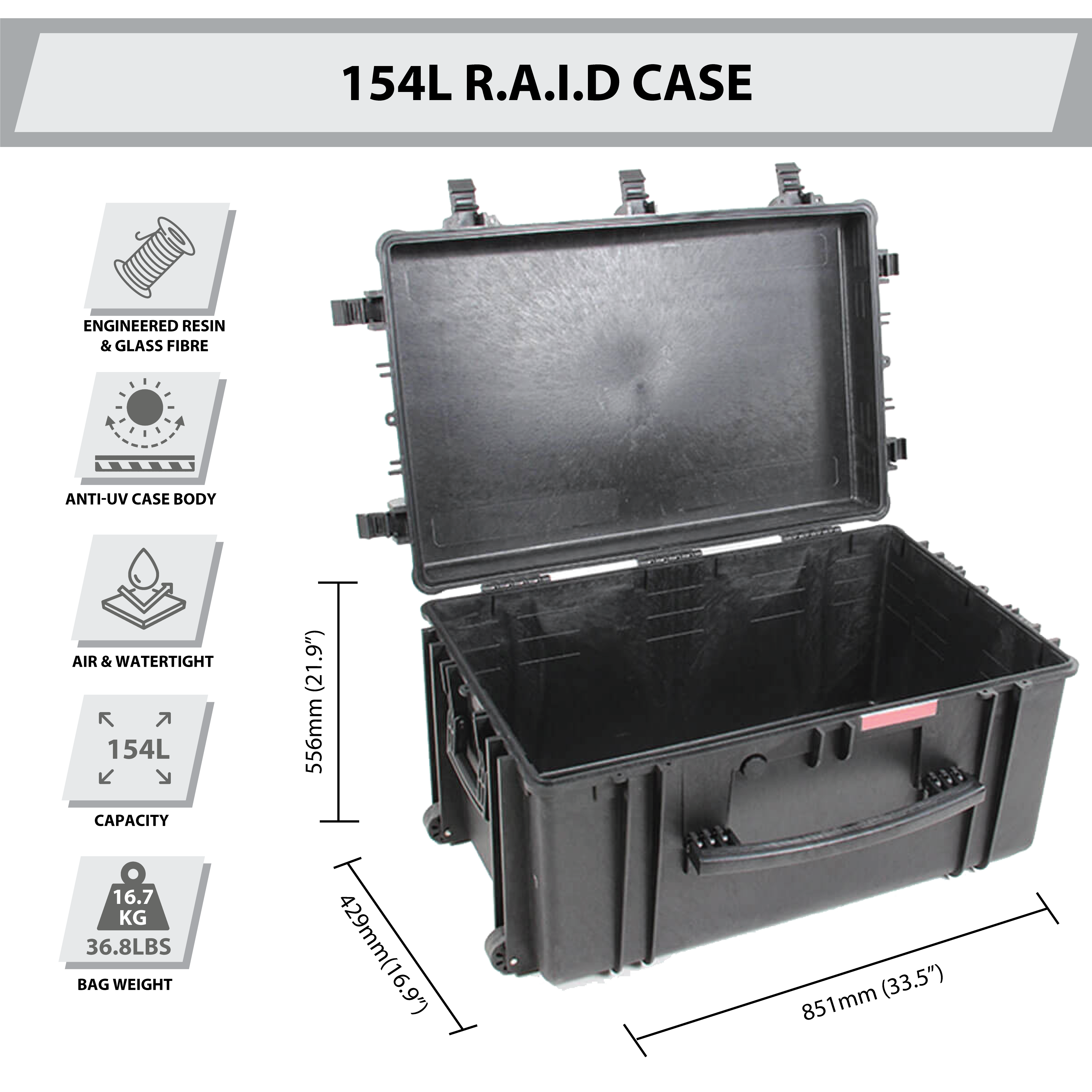 Кейс R.A.I.D. 154 л