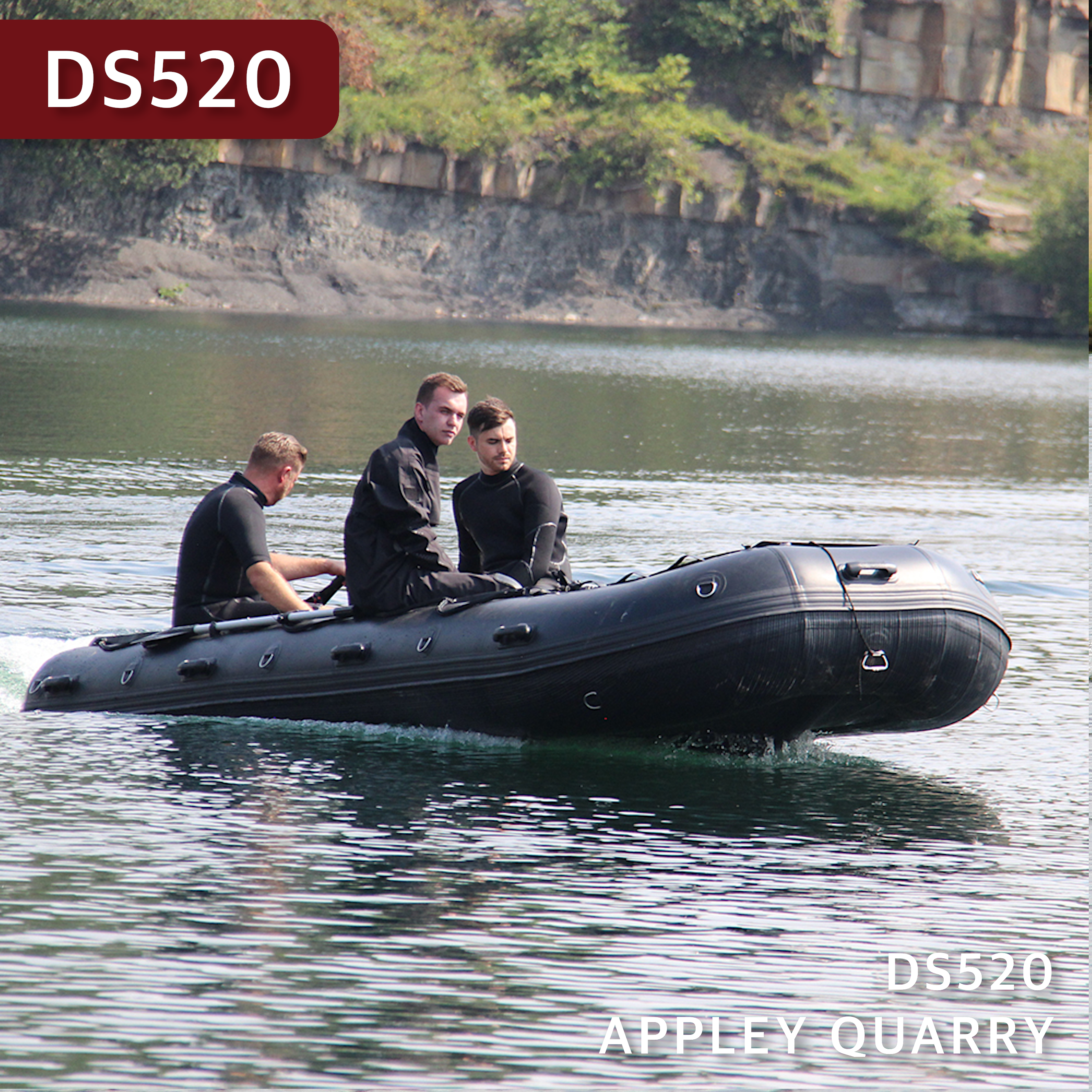 Надувные коммерческие лодки DS520 с алюминиевым полом