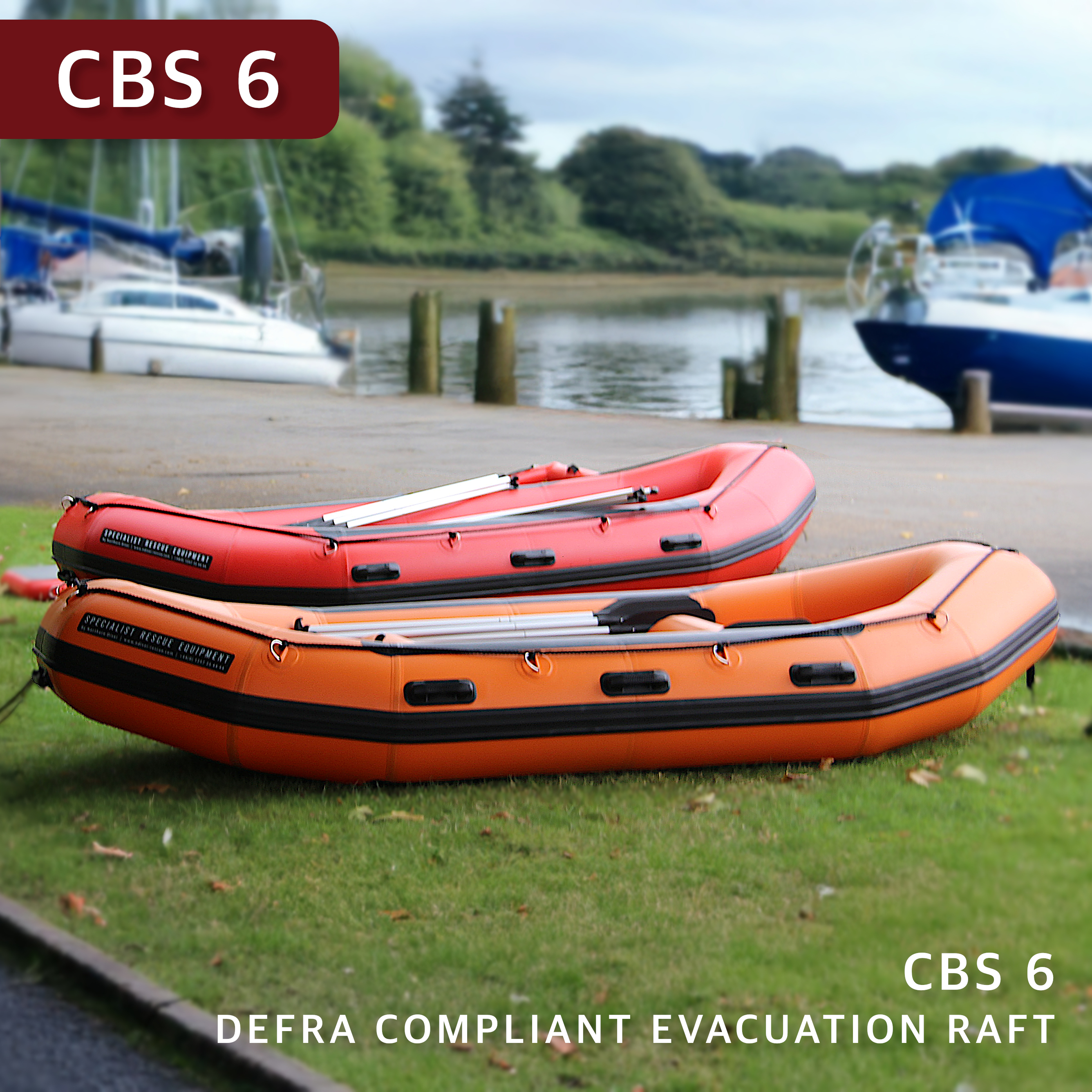 Эвакуационный плот CBS-6 (соответствует DEFRA)
